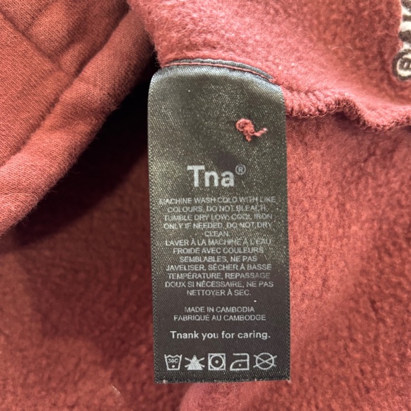TNA Aritzia Sweatfleece cozy fleece boyfriend fit women's shacket size small - Picture 12 of 15